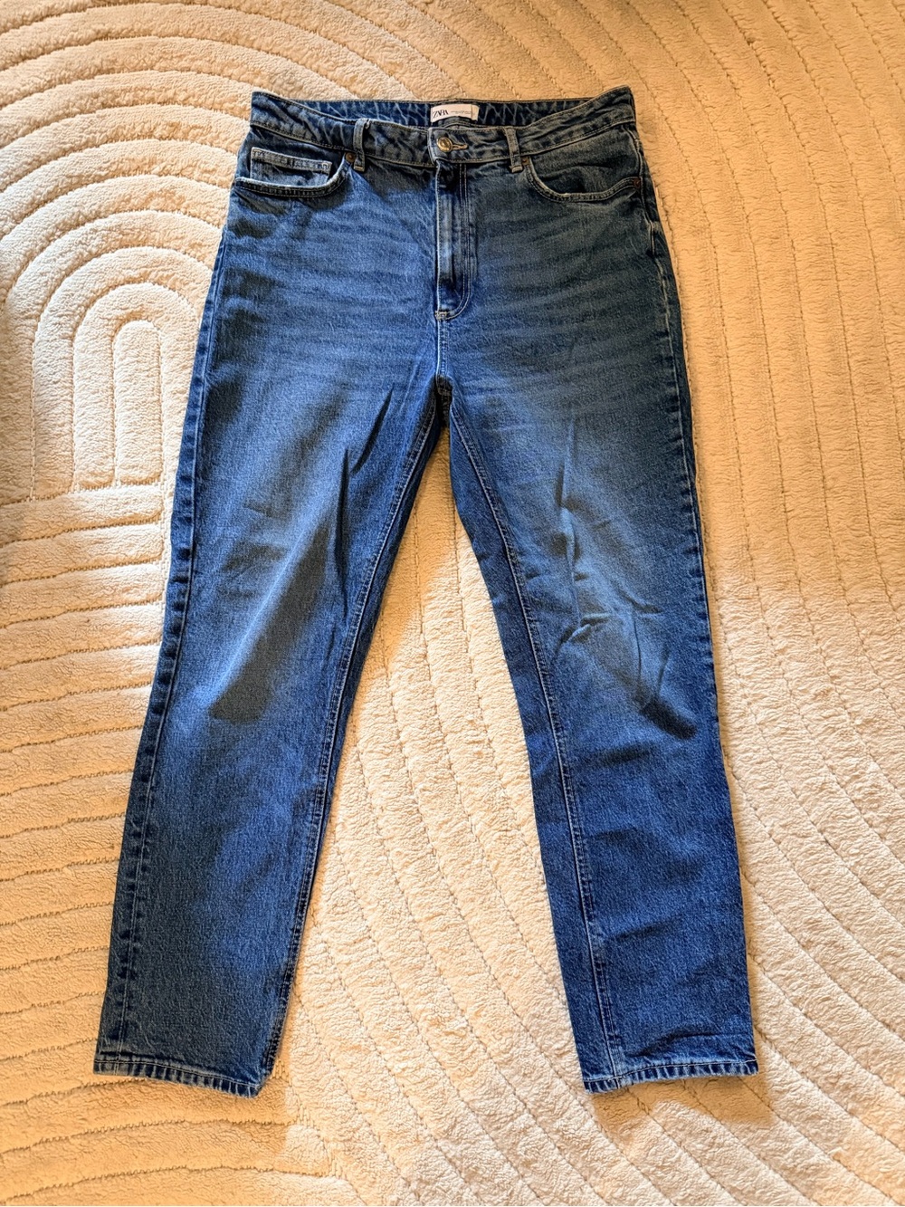 Zara Dark Blue High-Rise Women's Jeans size32